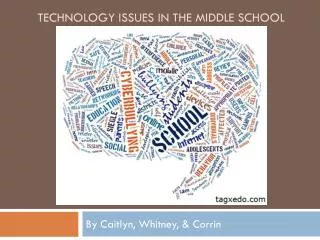 technology issues in the middle school