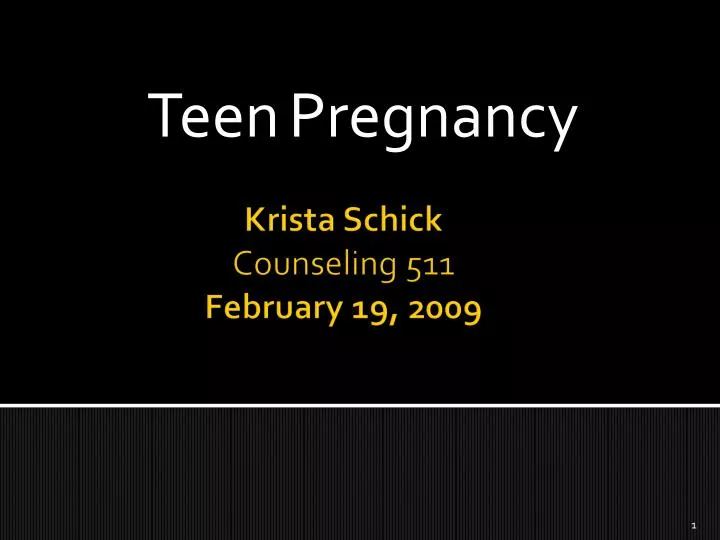 teen pregnancy