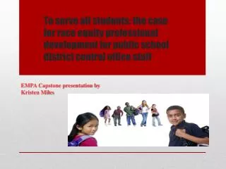 EMPA Capstone presentation by Kristen Miles