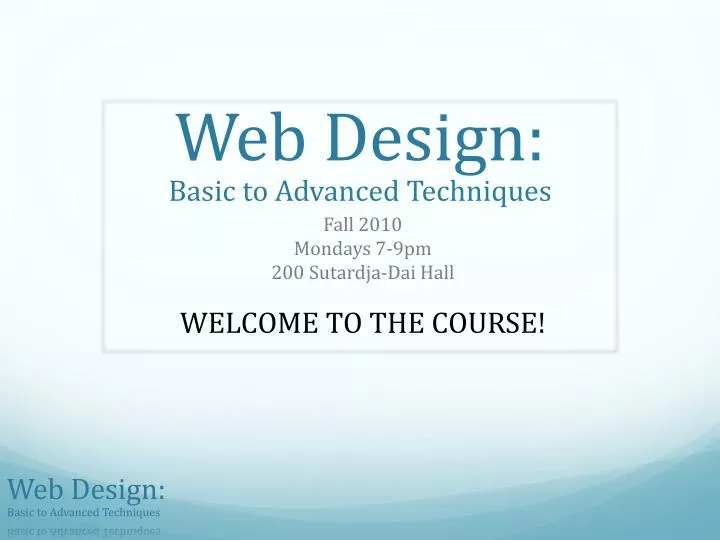 web design