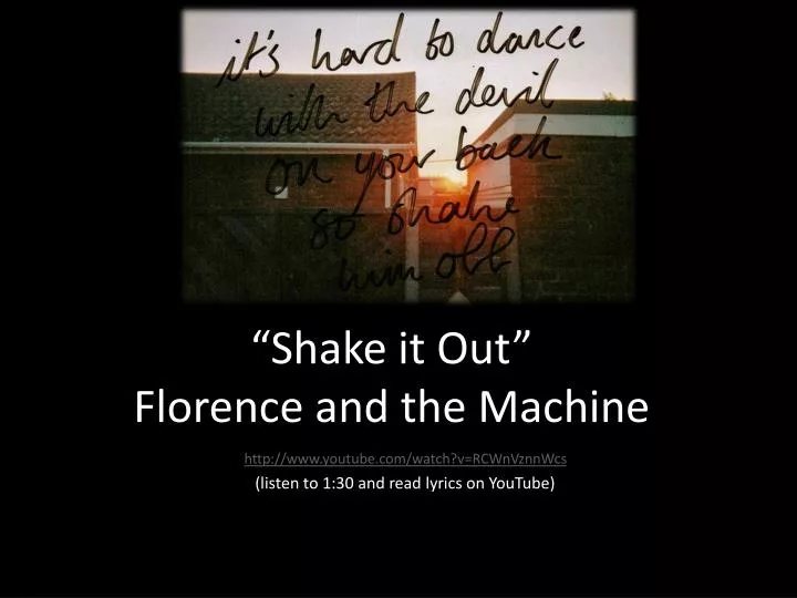 shake it out florence and the machine