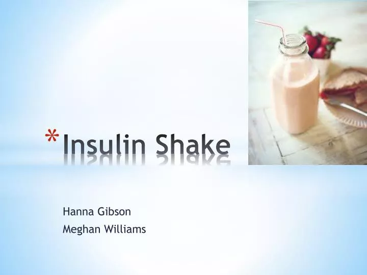 insulin shake