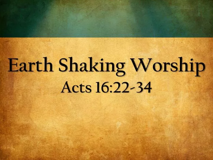 earth shaking worship