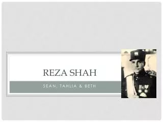 Reza SHAH