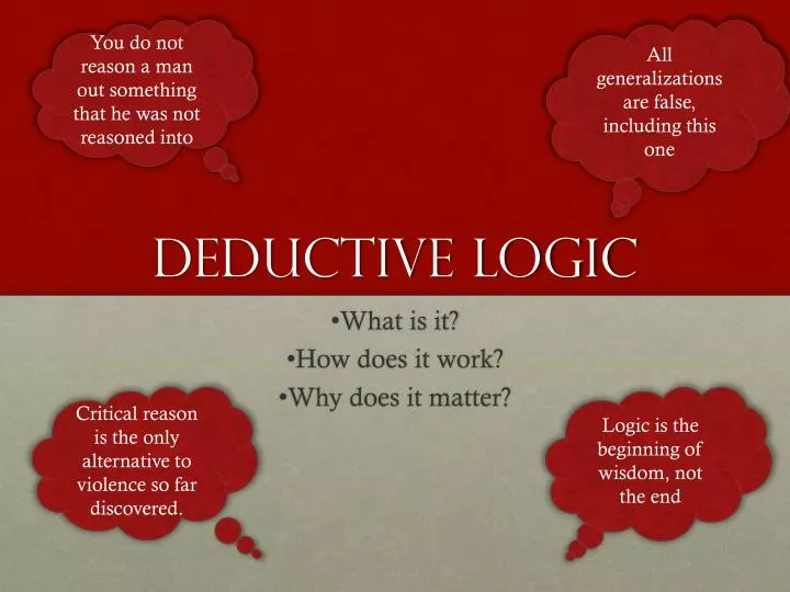 deductive logic