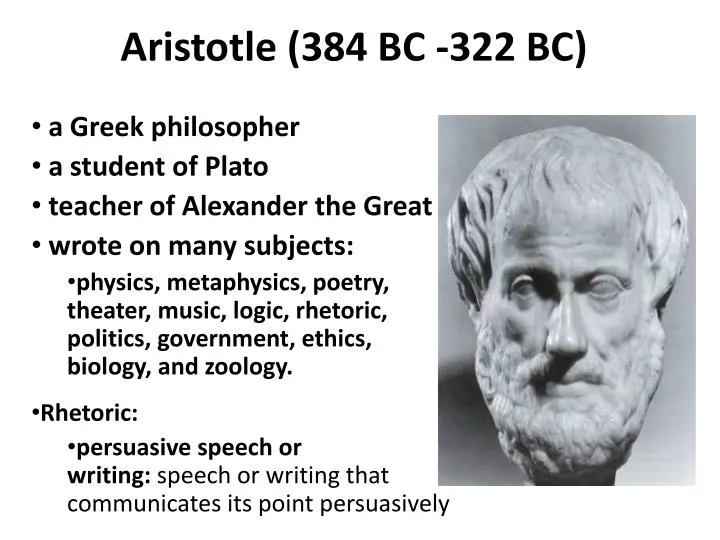 aristotle 384 bc 322 bc