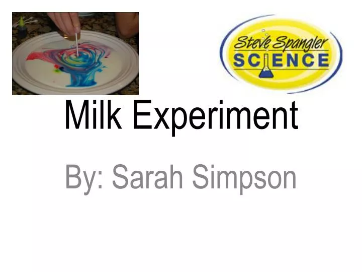 milk experiment
