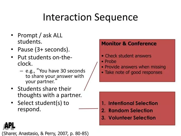 interaction sequence