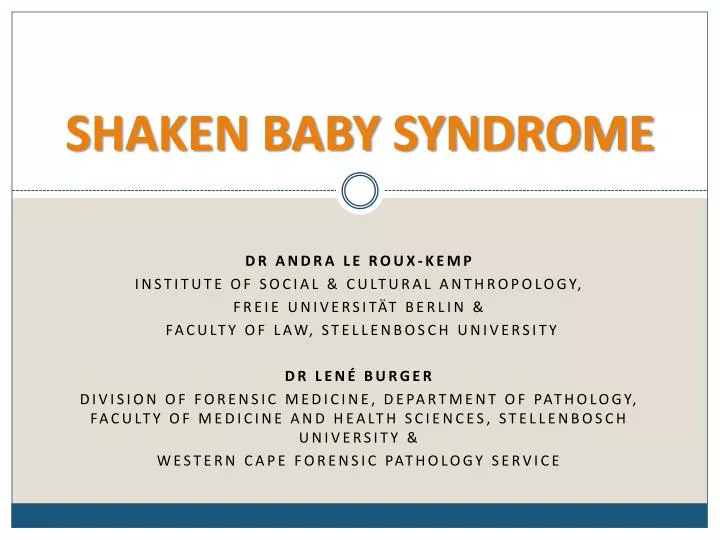shaken baby syndrome
