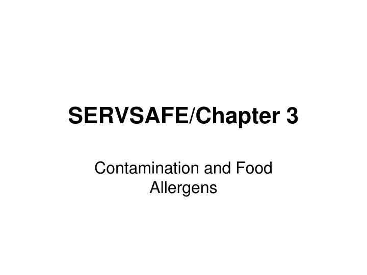 servsafe chapter 3