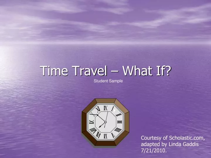 time travel what if