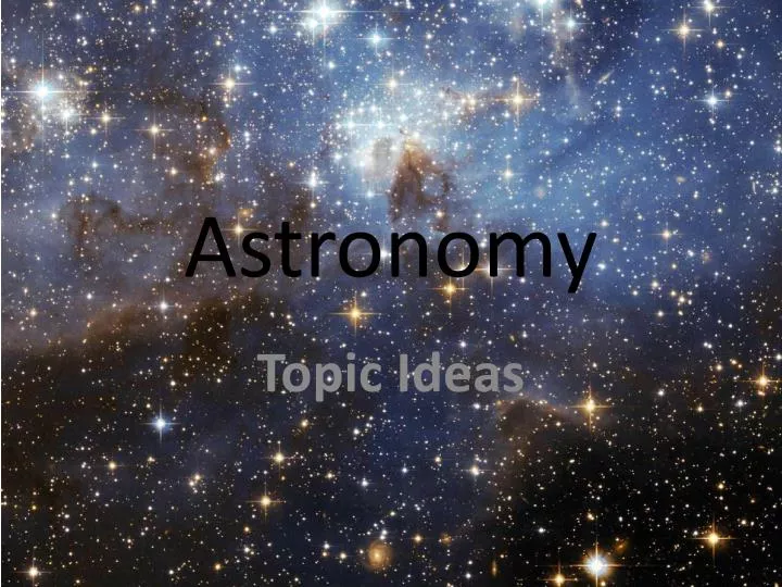 astronomy