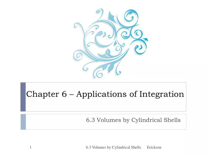 chapter 6 applications of integration
