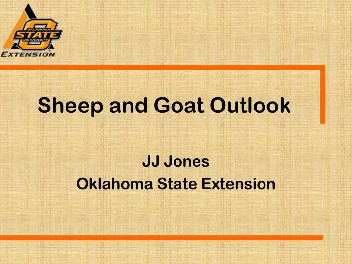 sheep and goat outlook