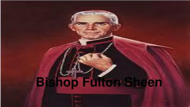 bishop fulton sheen