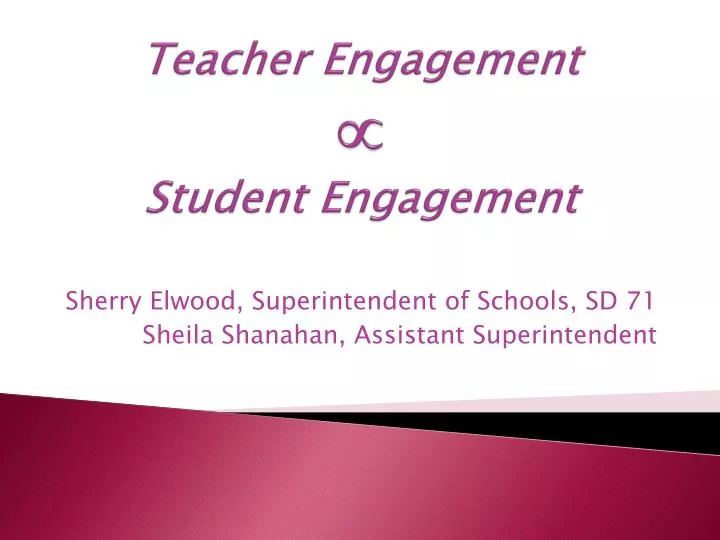 teacher engagement student engagement