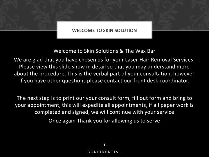 welcome to skin solution