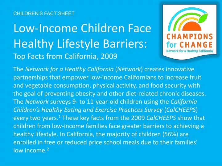 children s fact sheet