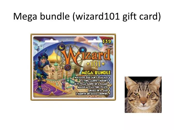 mega bundle wizard101 gift card