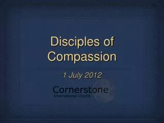 Disciples of Compassion