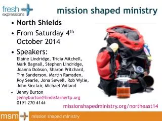 mission shaped ministry