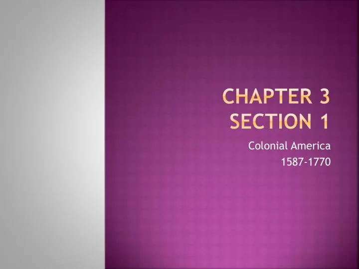 chapter 3 section 1