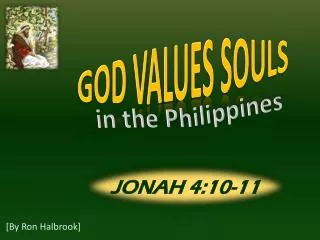 GOD VALUES SOULS