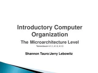 Shannon Tauro / Jerry Lebowitz
