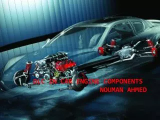 DLC in car engine components Nouman Ahmed