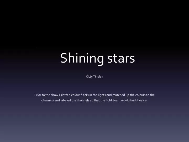 shining stars