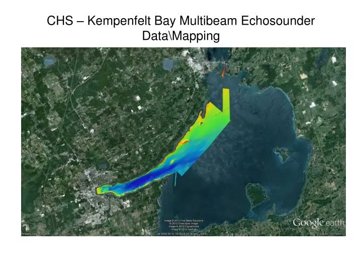 chs kempenfelt bay multibeam echosounder data mapping