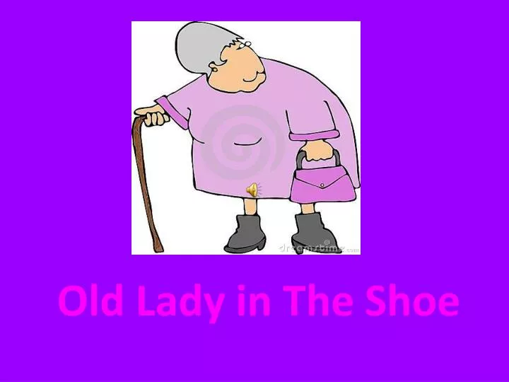 old lady in the shoe