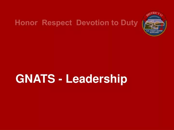 gnats leadership