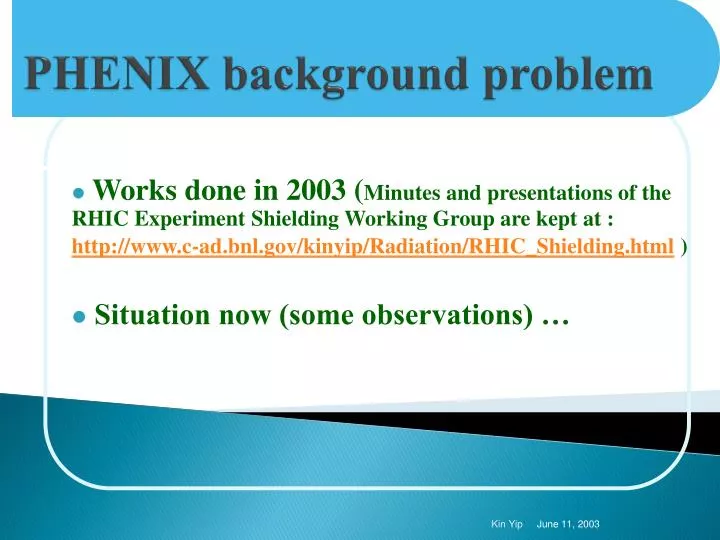 phenix background problem