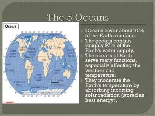 the 5 oceans