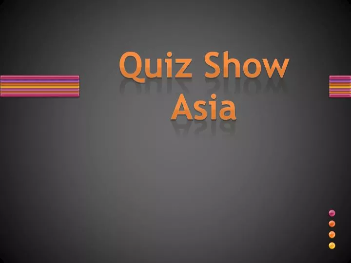 quiz show asia