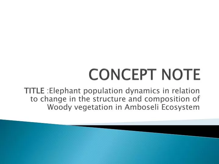 concept note