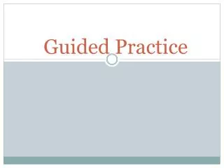 Guided Practice