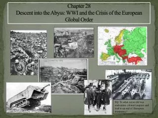 Chapter 28 Descent into the Abyss: WWI and the Crisis of the European Global Order