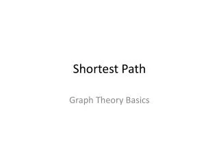 Shortest Path