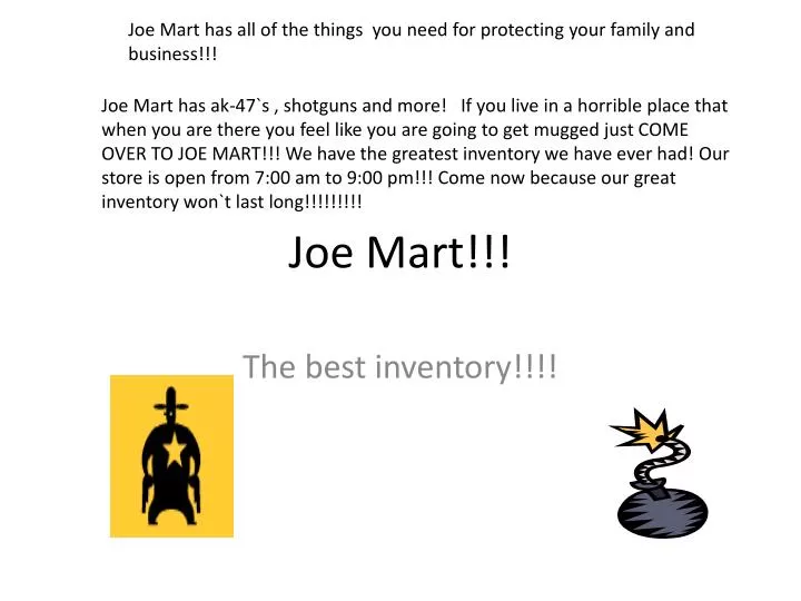 joe mart