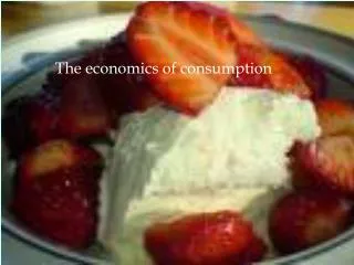 The economics of consumption