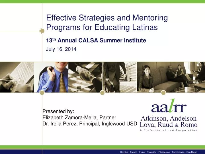 effective strategies and mentoring programs for educating latinas