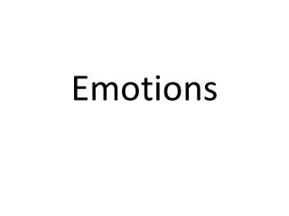 emotions