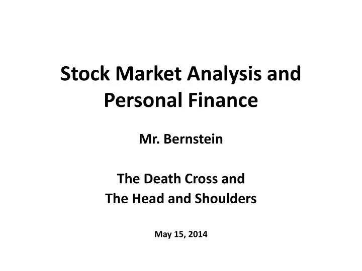 stock market analysis and personal finance