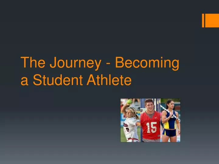 the journey becoming a student athlete