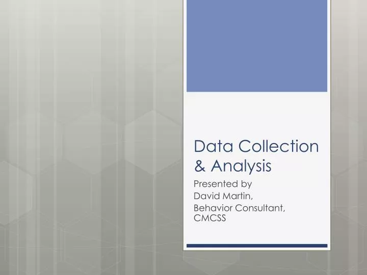 data collection analysis