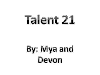 Talent 21