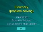Electricity (problem solving) - slide 1