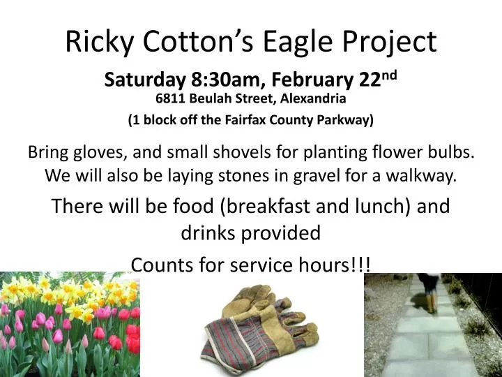 ricky cotton s eagle project